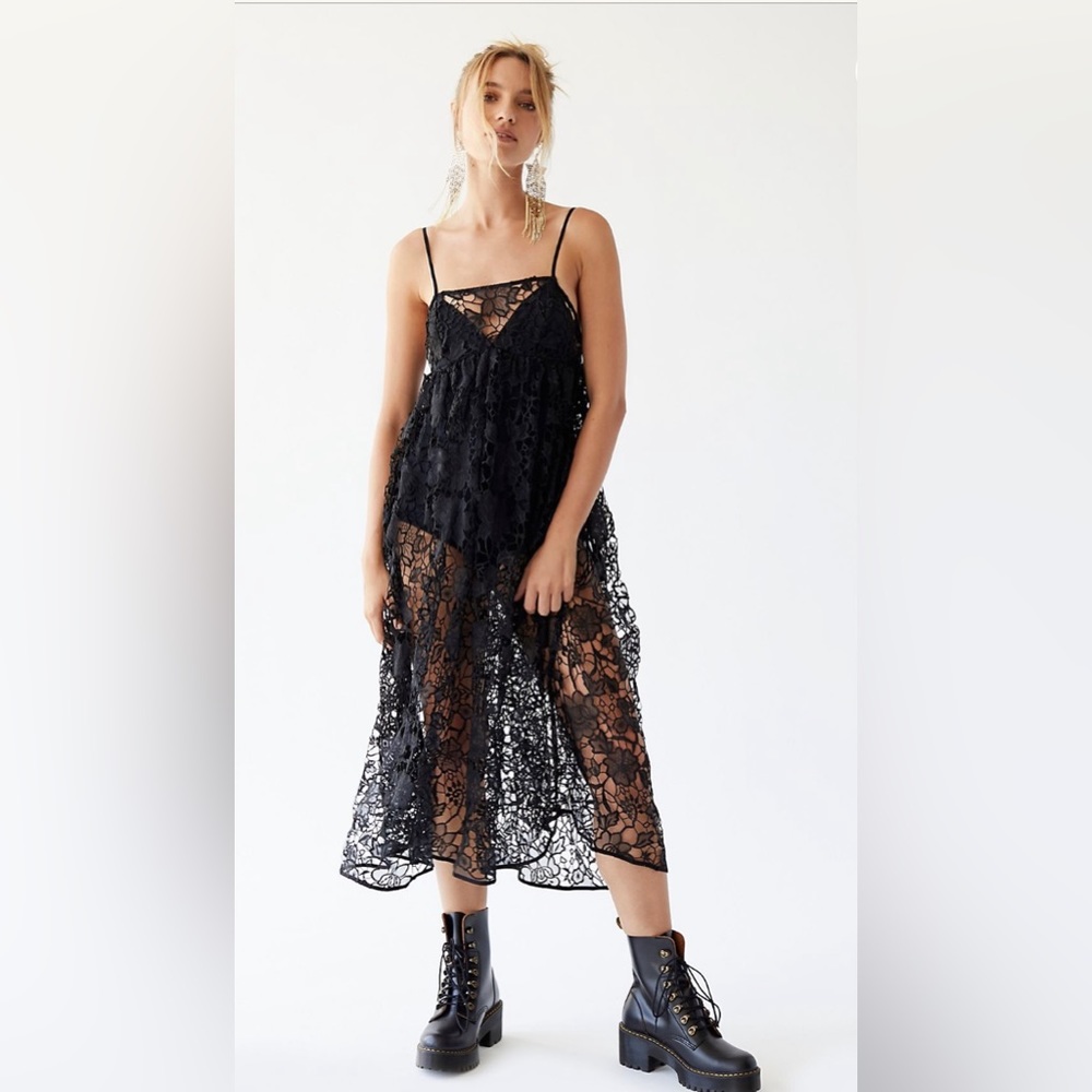 For Love & Lemons Sundae Tank Midi Dress